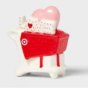 3 for $15 SALE Target Spritz Valentine's Day Target Red Shopping Cart Ceramic